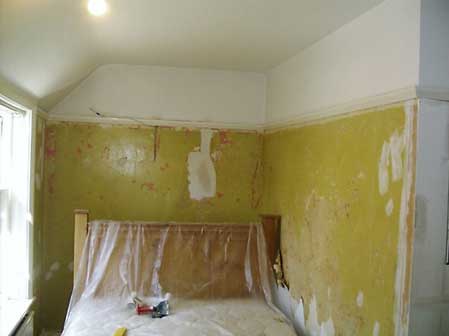 Interior wallpapering